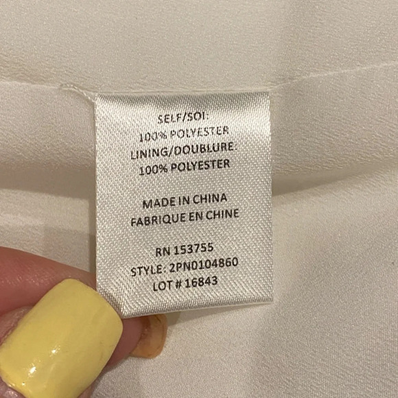 Haute Hippie Ruffle Neck Top White, 16694 - Picture 7 of 9